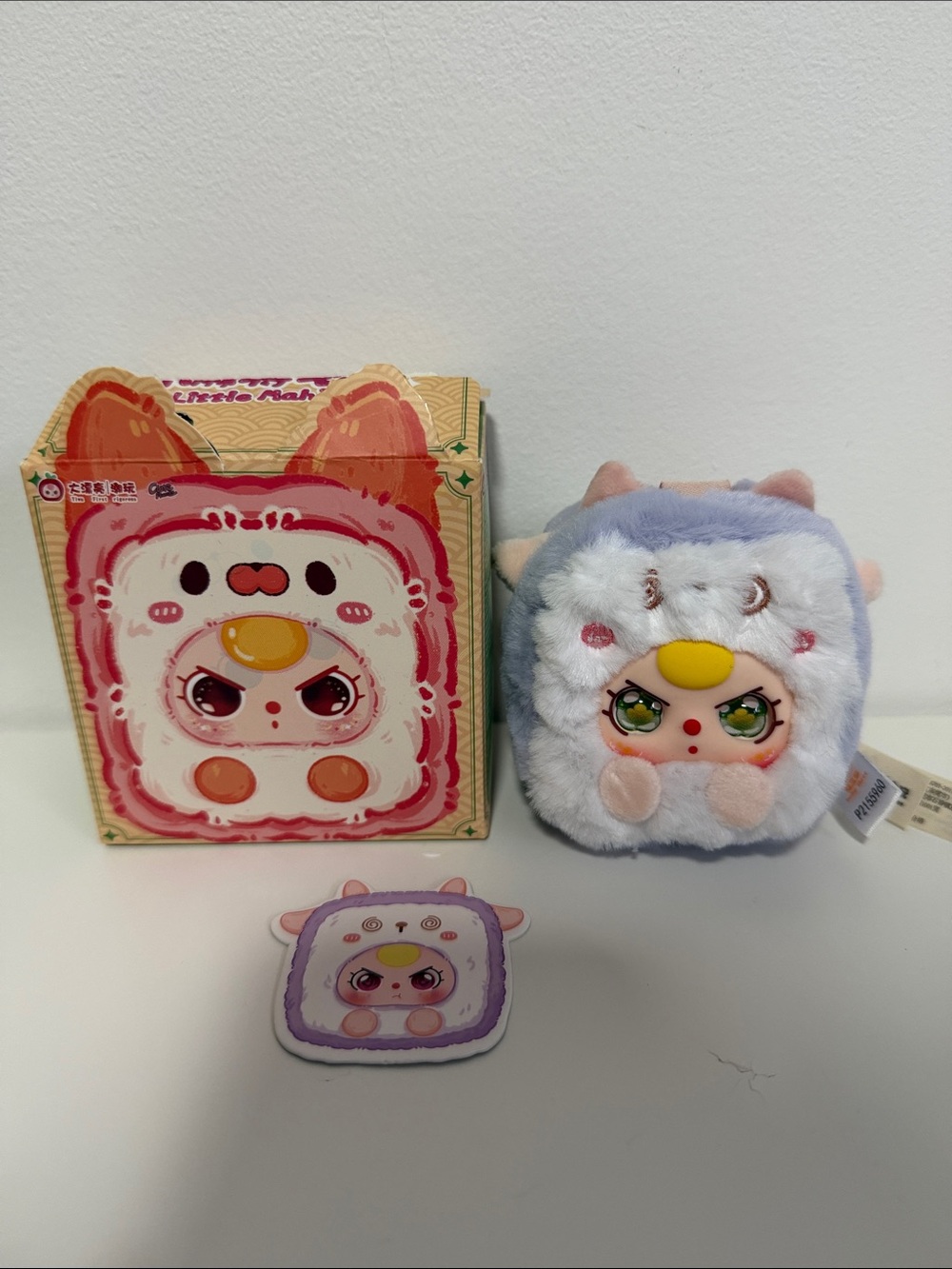 Baby Three Little Mahjong Plush Collectible Character Squishy - Pastel